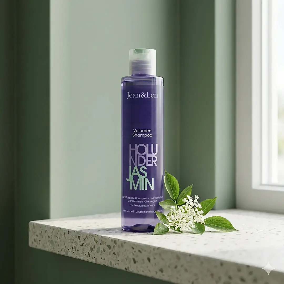 Jean&Len Shampoo Holunder/Jasmin, 300 ml Moodshot 1 2