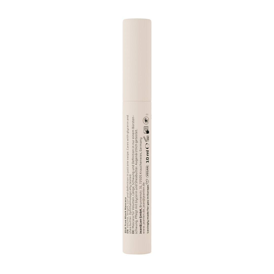 Jean&Len The Signature All-In-One Mascara 010 True Black, 10 ml Produktansicht Hinten