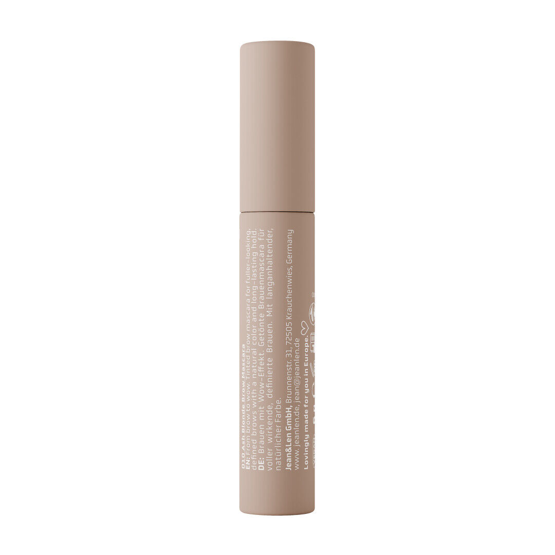 Jean&Len The Tinted Fix Brow Mascara 010 Ash Blonde, 6 g Produktansicht Hinten