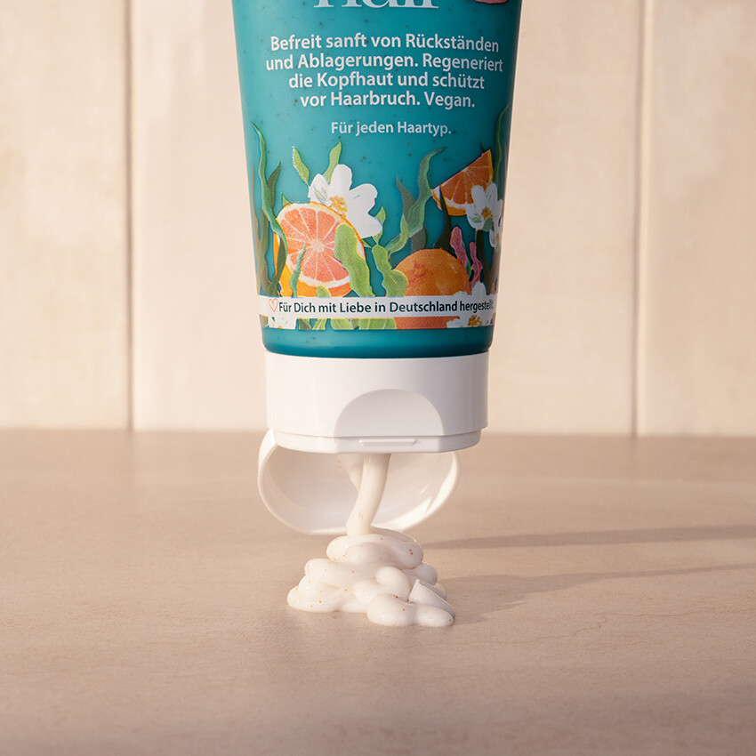 Jean&Len Kopfhaut Peeling Pink Grapefruit/Spirulina, 200 ml Moodshot 1 1