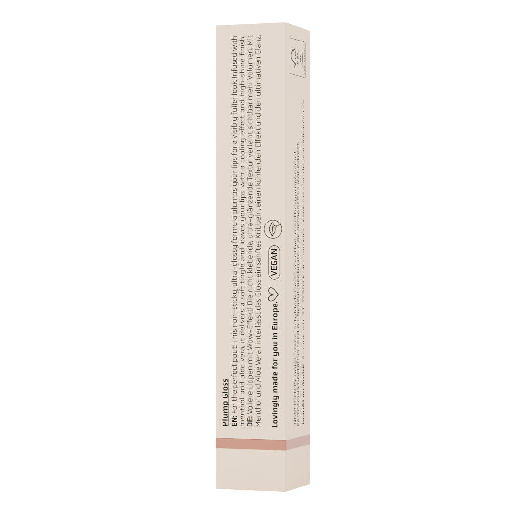 Jean&Len The Volume Drip Plump Gloss 010 Sugar Clear, 4 ml zusätzliche Produktansicht