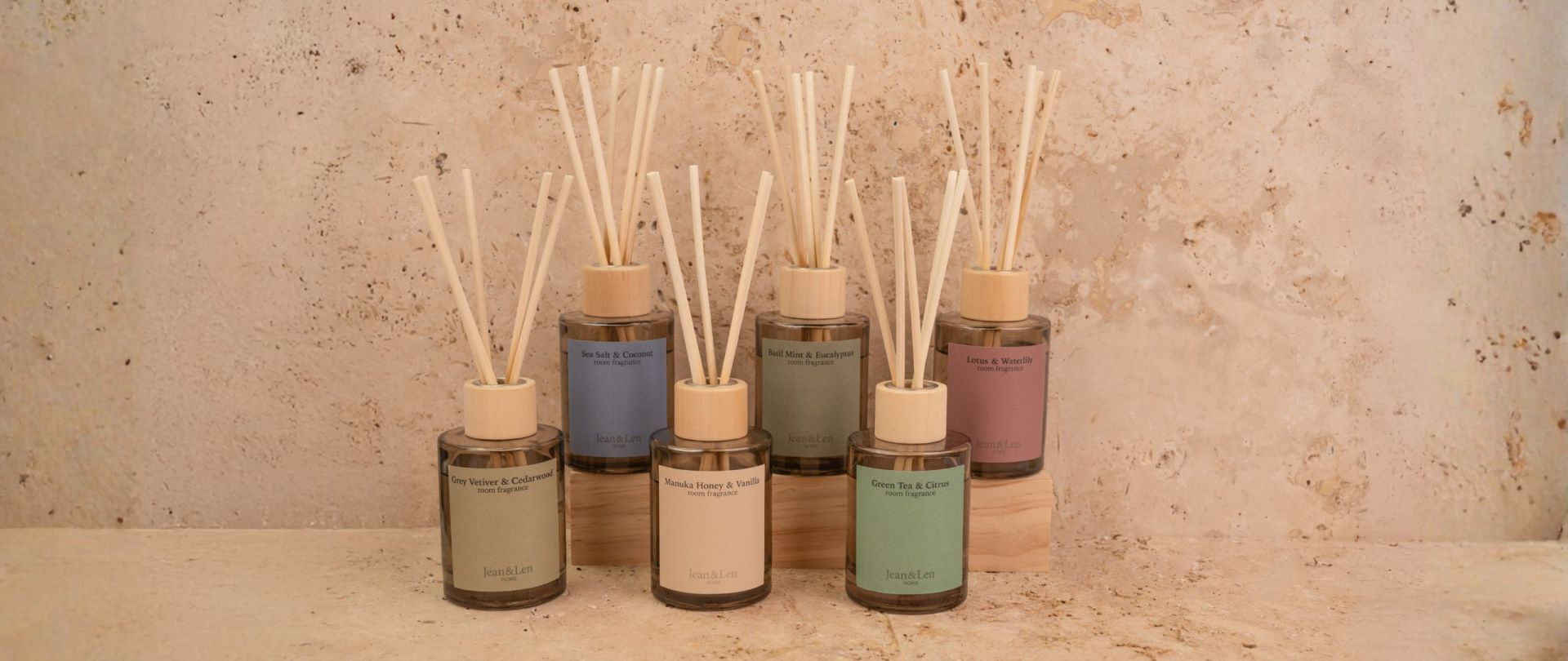 Verschiedene Raumdüfte von Jean&Len